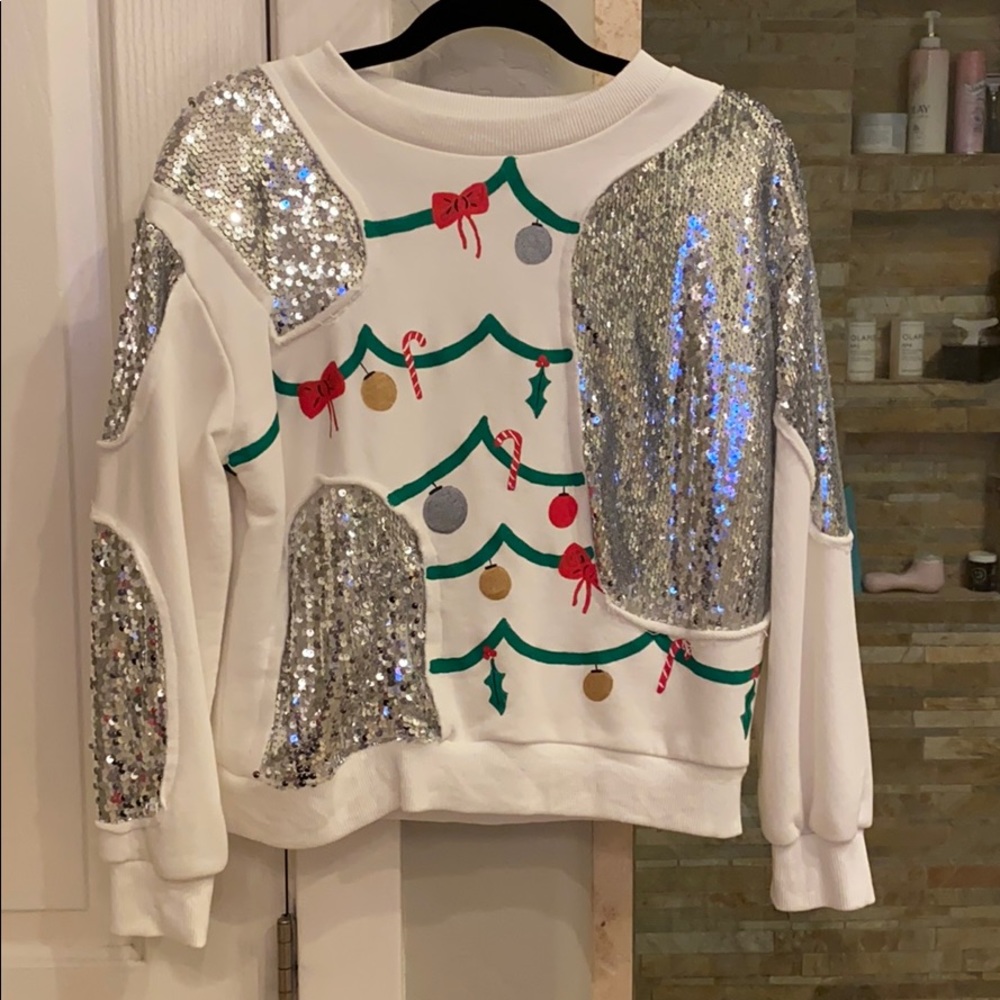 Wren & Glory Ugly Christmas Painted Sweatshirt